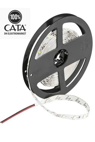 Cata 10 Çip 4000 Kelvin Iç Mekan Şerit Led 5m Aydınlatma - 2