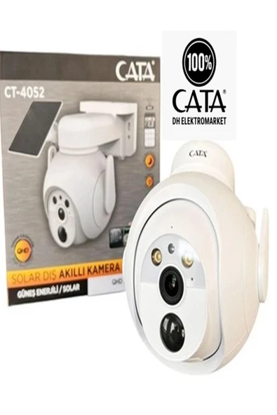 Cata CT 4052 Solar Dış Mekan Akıllı Kamera - 3