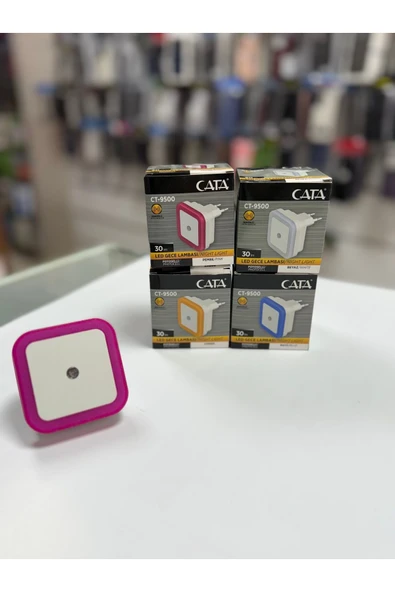 Cata Sensörlü Gece Lambası Fişe Tak Çalıştır Karışık Renk Led Spot - 3