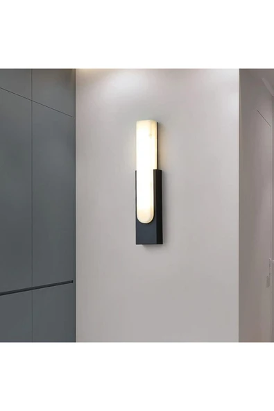 Cata 10 W Hawai İki Yönlü Led Duvar Aplik - Gün Işığı (3000K) - Siyah - IP54 - CT-7067