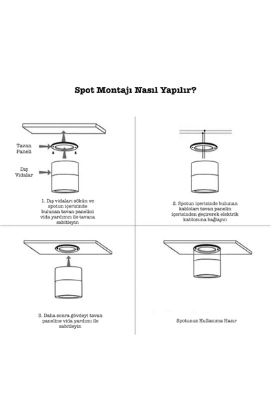 Cata Bergama Siyah Platin Sıva Üstü Kare Dekoratif Armatür Ct-5420sp - 4