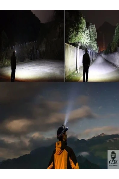 Cata Şarj Edilebilir Poyraz Led Kafa Feneri - 3