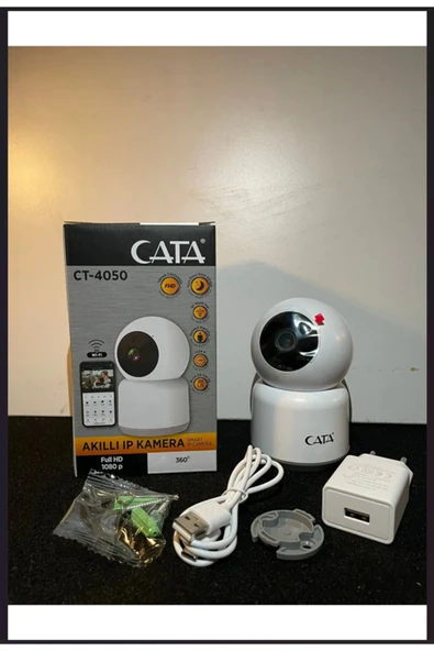 Cata 360 Derece Dönebilen Video Kamera Ev işyeri için FULL HD-1080P Akıllı Ip Kamera Ct-4050 - 2