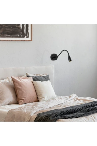 Cata 3 W Led Baykuş Okuma Lambası - Gün Işığı (3000K) - Siyah - CT-5232G - 5