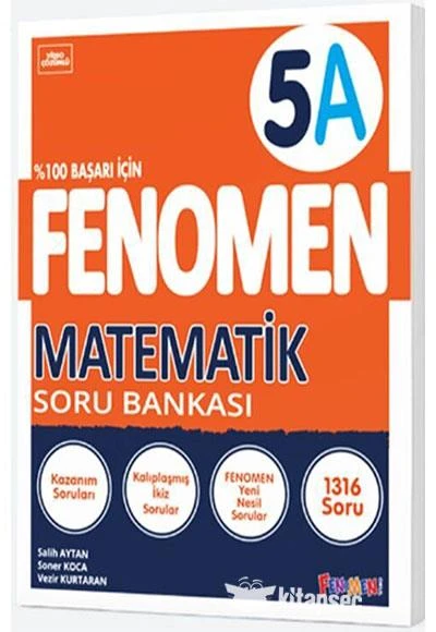 5. Sınıf Matematik A Fenomen Soru Bankası ürün görseli 1
