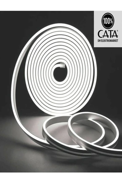 Cata 12 V Neon Led Beyaz 5mt - 5