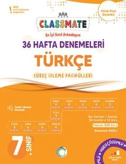 7. Sınıf Türkçe 36 Hafta Denemeleri Classmate ürün görseli 1