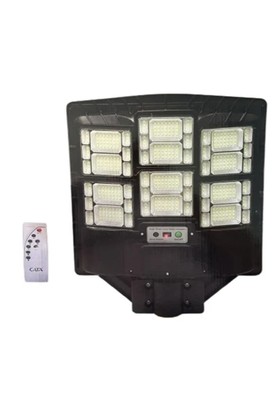 Cata Güneş Enerjili 744 Led Sokak Lambası Büyük Boy Solar Armatür 6600lm Beyaz 600w Kumandalı Ct4643 - 2