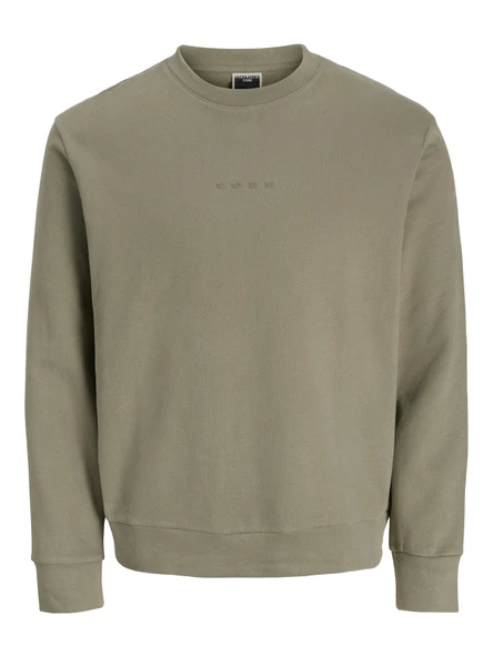 JACK JONES Küçük Yazı Baskılı Erkek Sweatshirt 12282821 ürün görseli