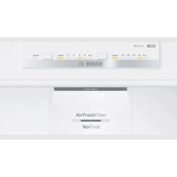 Bosch KGN76VIE0N Alttan Donduruculu Buzdolabı 186 x 75 cm Kolay Temizlenebilir Inox No-Frost - 3