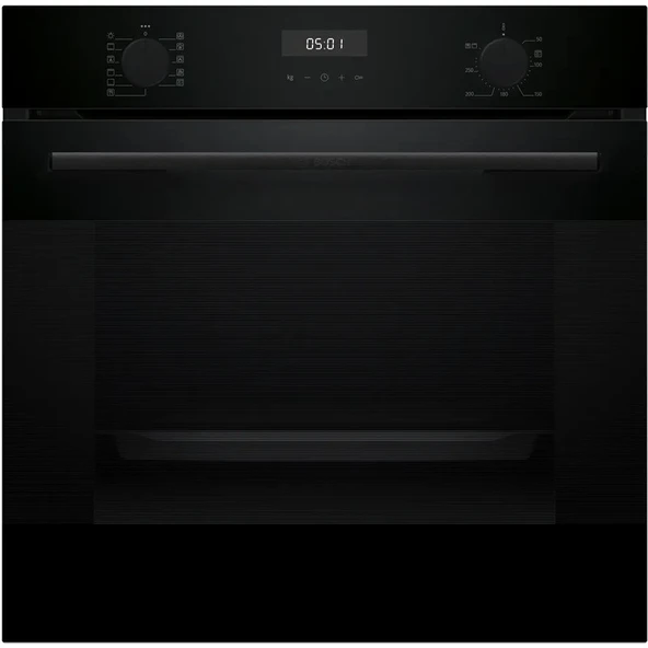 Bosch HUA717BA0T 76 Lt Buhar Destekli Siyah Ankastre Fırın - 1