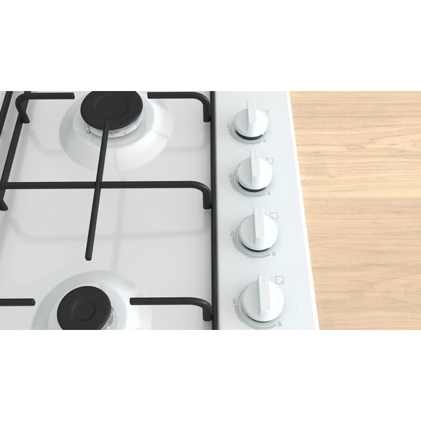 Bosch PBP0C2K80O Set Üstü 4 Gözü Gazlı Beyaz Ocak - 3