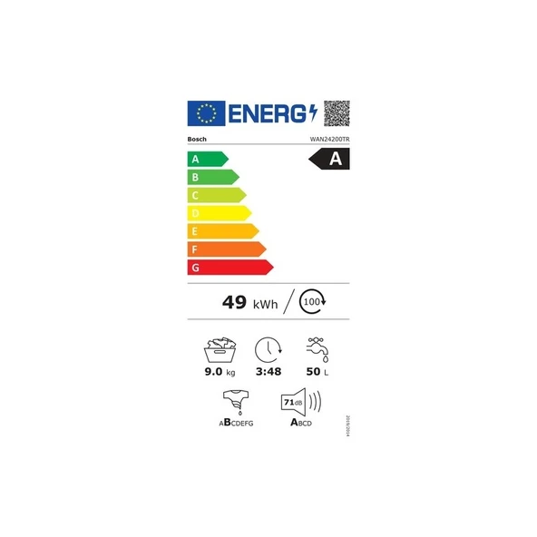 Bosch WAN24200TR 9 kg 1200 Devir Çamaşır Makinesi - 4