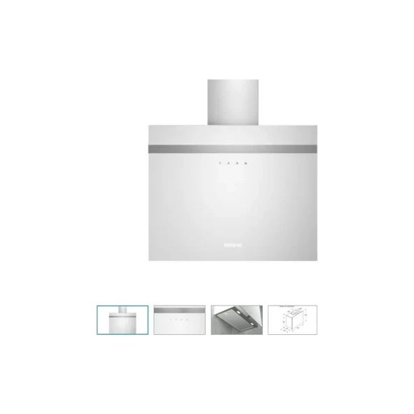 Siemens LC65FCJ20T Beyaz Duvar Tipi Davlumbaz ürün görseli