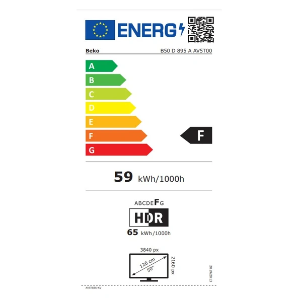 Beko B50 D 895 A 50" 127 Ekran Uydu Alıcılı 4K Ultra HD Smart LED TV - 4