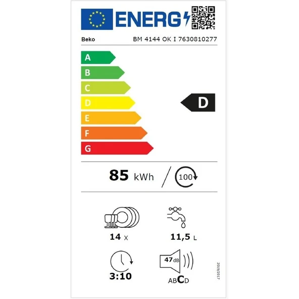 Beko Bm 4144 Ok I D Enerji Sınıfı 4 Programlı Inox Bulaşık Makinası (otomatik kapı açma özelliği) - 4