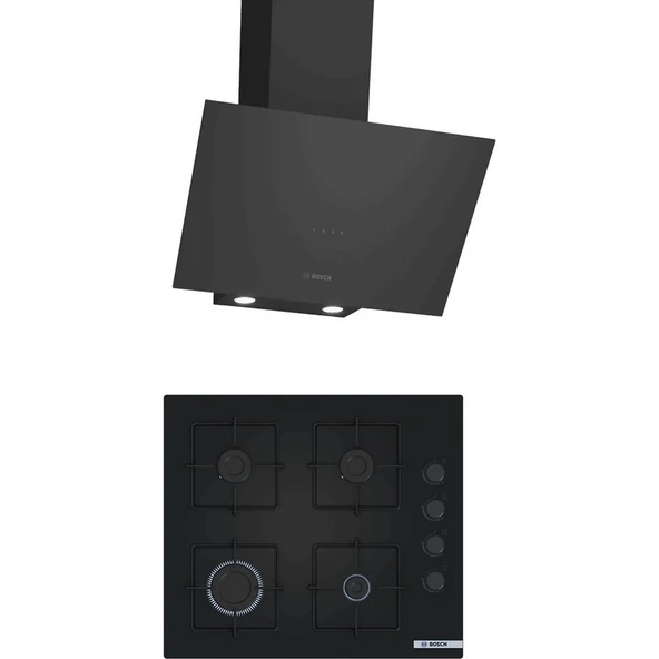 Bosch Siyah 2 Li Ankastre Set 321 ( DWK64PJ60T - POP6C6P30O ) - 1