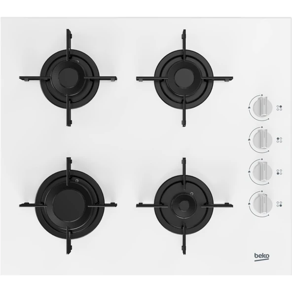 Beko Bocd T 6011 Eb Beyaz Cam Tablalı Ankastre Ocak - 1