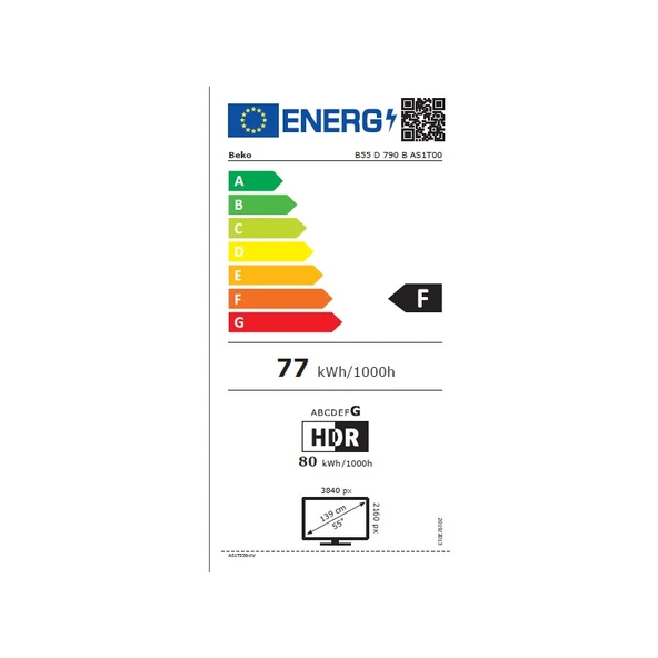 Beko B55 D790 B 55" 139 Ekran Uydu Alıcılı 4K Ultra HD Smart LED TV - 5