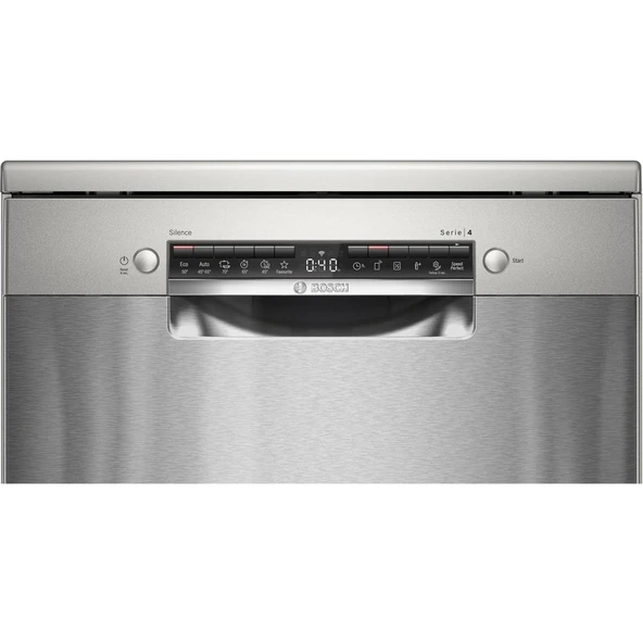 Bosch Serie 4 Solo Bulaşık Makinesi 6 Prog. 60 cm Gümüş Inox - Resim 2