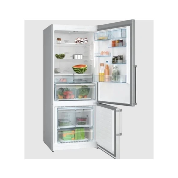 Bosch KGN76CIE0N Alttan Donduruculu Buzdolabı 186 x 75 cm Kolay Temizlenebilir Inox No-Frost - 2