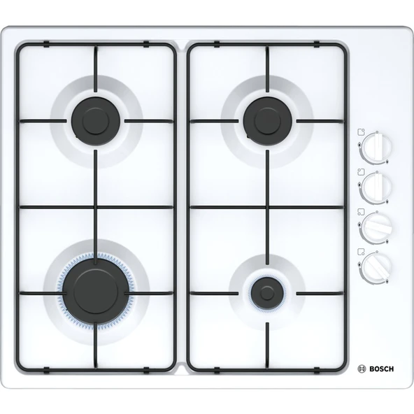Bosch PBP6C2B82O Beyaz Ankastre Ocak - Doğalgazlı - 1