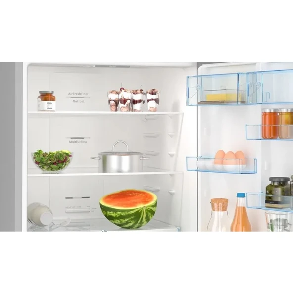 Bosch KGN76VIE0N Alttan Donduruculu Buzdolabı 186 x 75 cm Kolay Temizlenebilir Inox No-Frost - 5