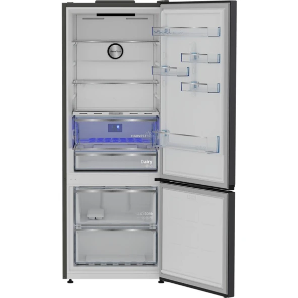 Beko 670475 Ea Siyah antrasit D Enerji Sınıfı 475 lt No Frost Buzdolabı - 2