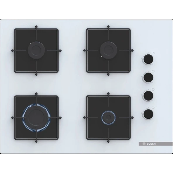 Bosch Beyaz Ikili Ankastre Set (DWK64PJ20T-POP7C2P30O) 67 cm Ocak - 3