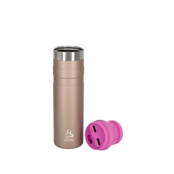 Comfort Therm Paslanmaz Çelik Rose Gold Termos Bardak, Mug 600ml - 2