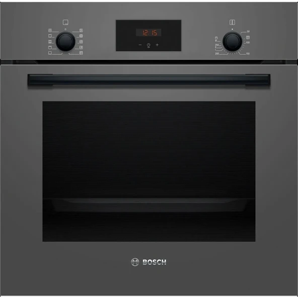 Bosch Gri 3 Lü Ankastre Set 326 (HBF512BH1T-POP6C9P30O-DWK64PJ70T) - Baca Borusu ile Birlikte - 2