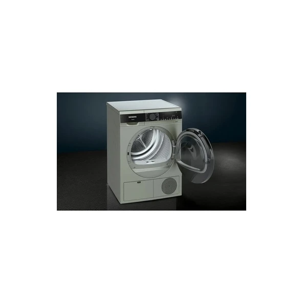 Siemens WQ41G20TTR IQ300 9 kg Silver Isı Pompalı Kurutma Makinesi - 2
