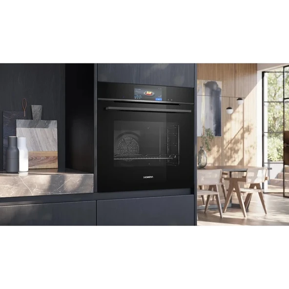 Siemens HB778G3B1 IQ700 Ankastre Fırın 60 x 60 cm Siyah - 1