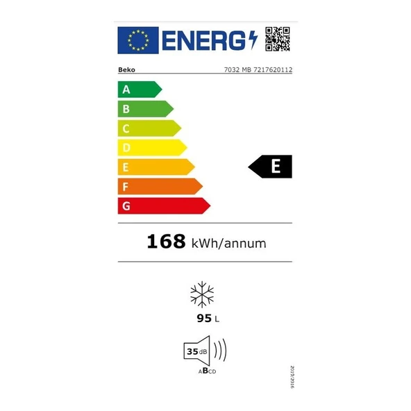 Beko 7032 MB E Enerji Sınıfı 95 Lt Statik Derin Dondurucu - 4