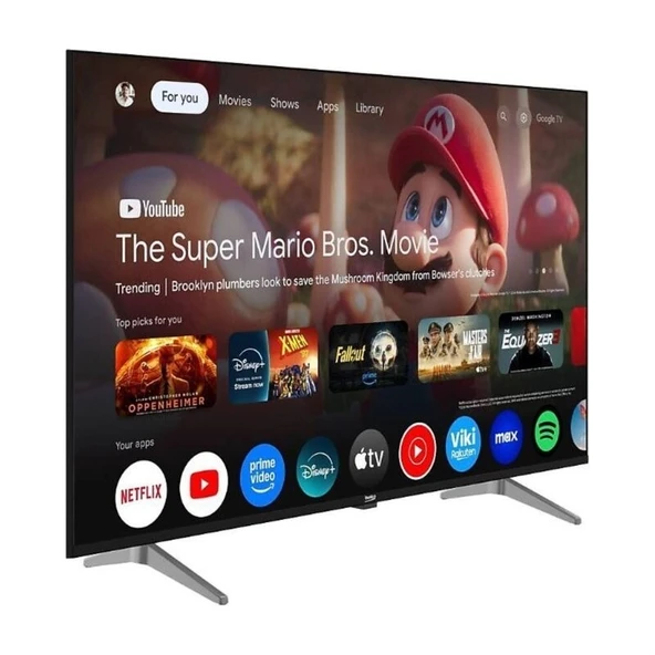 Beko B65 E 795 B 4K Ultra HD 65" 165 Ekran Uydu Alıcılı Google Smart LED TV - 3