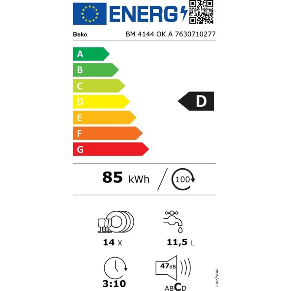 Beko Bm 4144 Ok A Siyah Bulaşık Makinası - 5