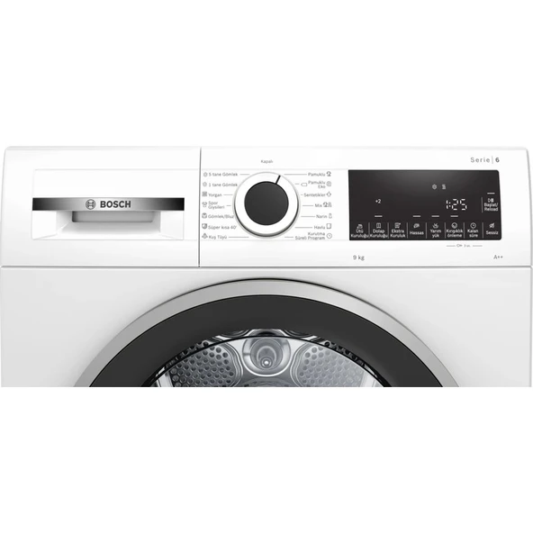 Bosch WQG241A0TR 9 kg Isı Pompalı Kurutma Makinesi - 3