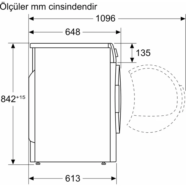 Bosch WQG241A0TR 9 kg Isı Pompalı Kurutma Makinesi - 5