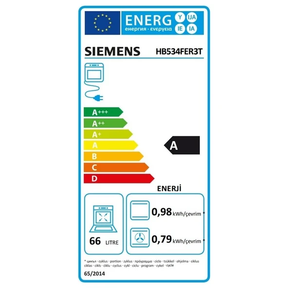 Siemens HB534FER3T Siyah Ankastre Fırın - 3