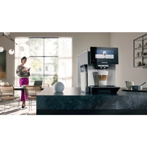 Siemens TQ905R03 EQ.900 Paslanmaz Çelik Home Connect Tam Otomatik Kahve Makinesi - 5