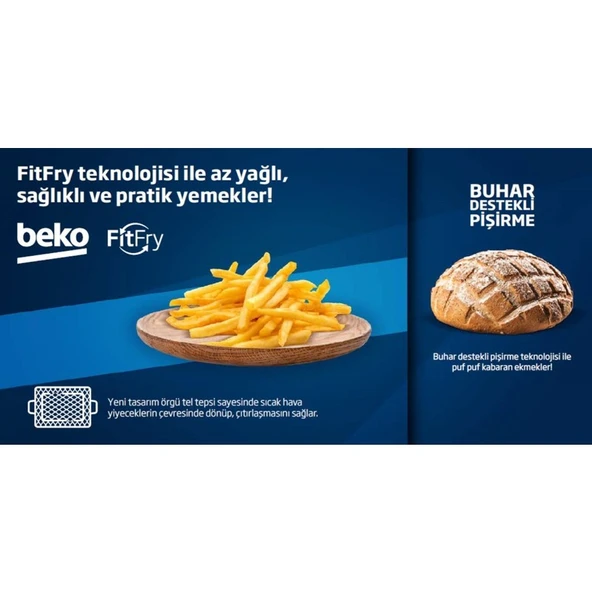 Beko Bfc 631 B Beyond Serisi Ankastre Fit Fry Fırın (az yağla pişirme özelliği) - 2