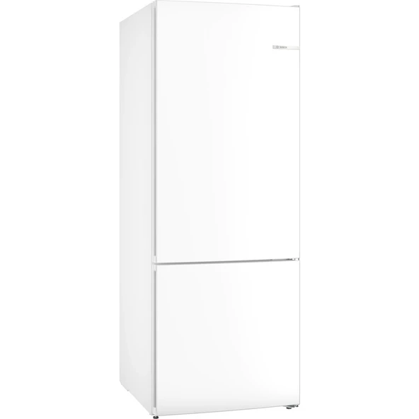 Bosch KGN55VWE0N Beyaz Alttan Donduruculu Buzdolabı 375 lt E Enerji Sınıfı 186X70 cm - 1