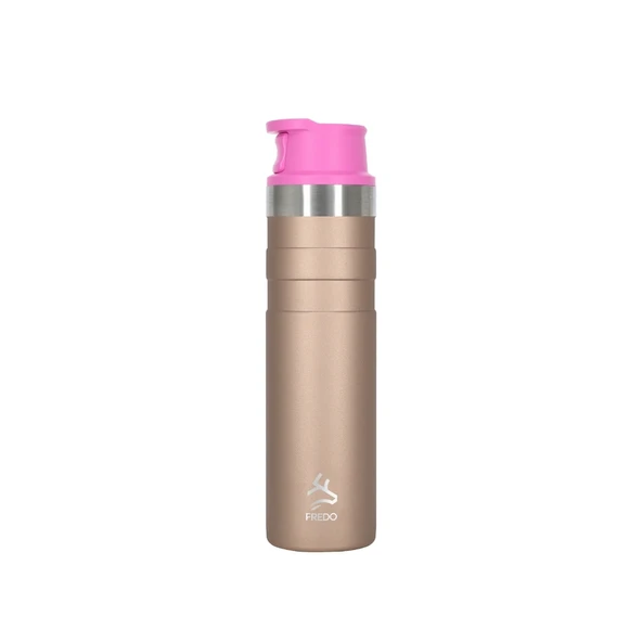 Comfort Therm Paslanmaz Çelik Rose Gold Termos Bardak, Mug 600ml - 1