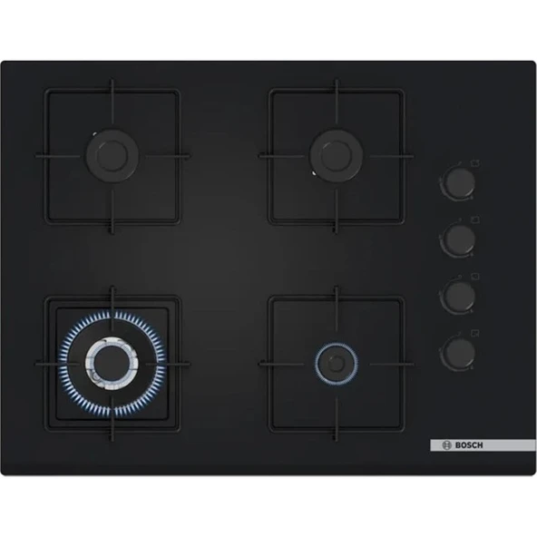 Bosch POH7C6P30O Gazlı Ankastre Ocak Siyah - 1
