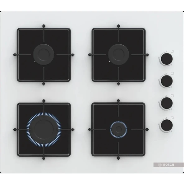 Bosch Beyaz 3 Lü Ankastre Set 325 ( HBF512BW1T - POP6C2P30O - DWK64PJ20T ) - Baca Borusu ile Birlikte - 3