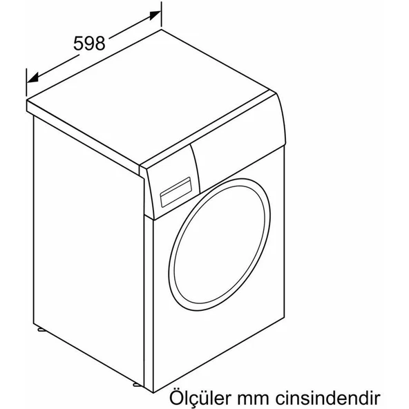 Siemens WG42K2Z0TR Çamaşır Makinesi 9 kg 1200 Devir Beyaz - 5