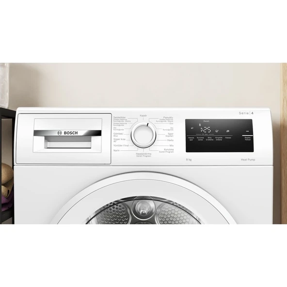 Bosch WTH22201TR 8 kg Beyaz A++ Kurutma Makinesi - 2