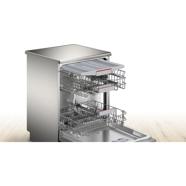 Bosch Serie 4 Solo Bulaşık Makinesi 6 Prog. 60 cm Gümüş Inox - Resim 3