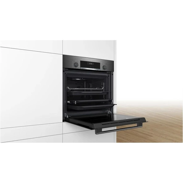 Bosch HBF537EG5T 66 Lt Inox Ankastre Fırın - 4