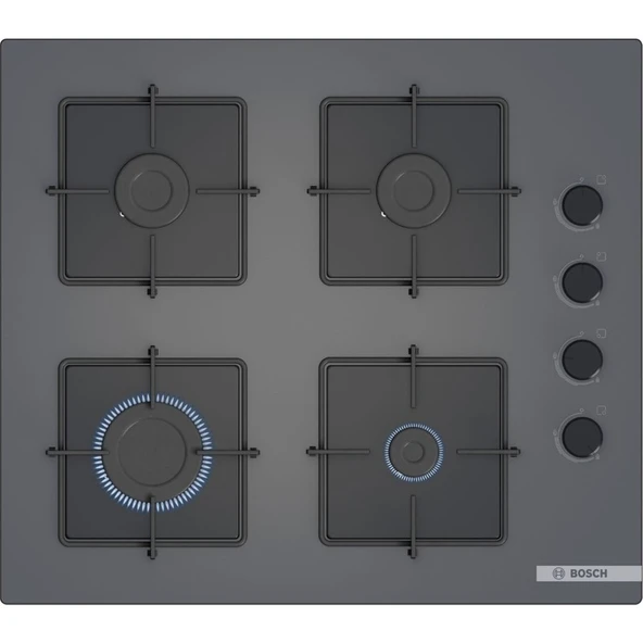 Bosch Gri 3 Lü Ankastre Set 326 (HBF512BH1T-POP6C9P30O-DWK64PJ70T) - Baca Borusu ile Birlikte - 3